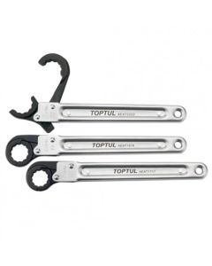 TOPTUL - Ключ за тръбни гайки с отваряща се звезда - тресчотка