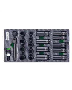 GEA2116 - Комплект ударни вложки 1/2" (21 бр.)