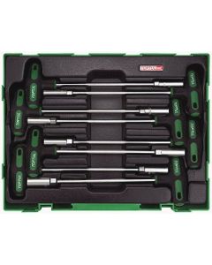 TOPTUL - Комплект глухи ключове Т-образни, 7~14 mm, 8 бр.