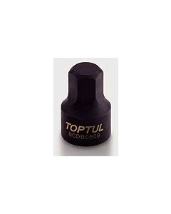 TOPTUL - Накрайници - шестoстен, усилени, 1/4