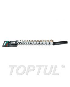 GBAQ1301 -  Комплект вложки дванадесетостен 3/8" инчови (13 бр.)